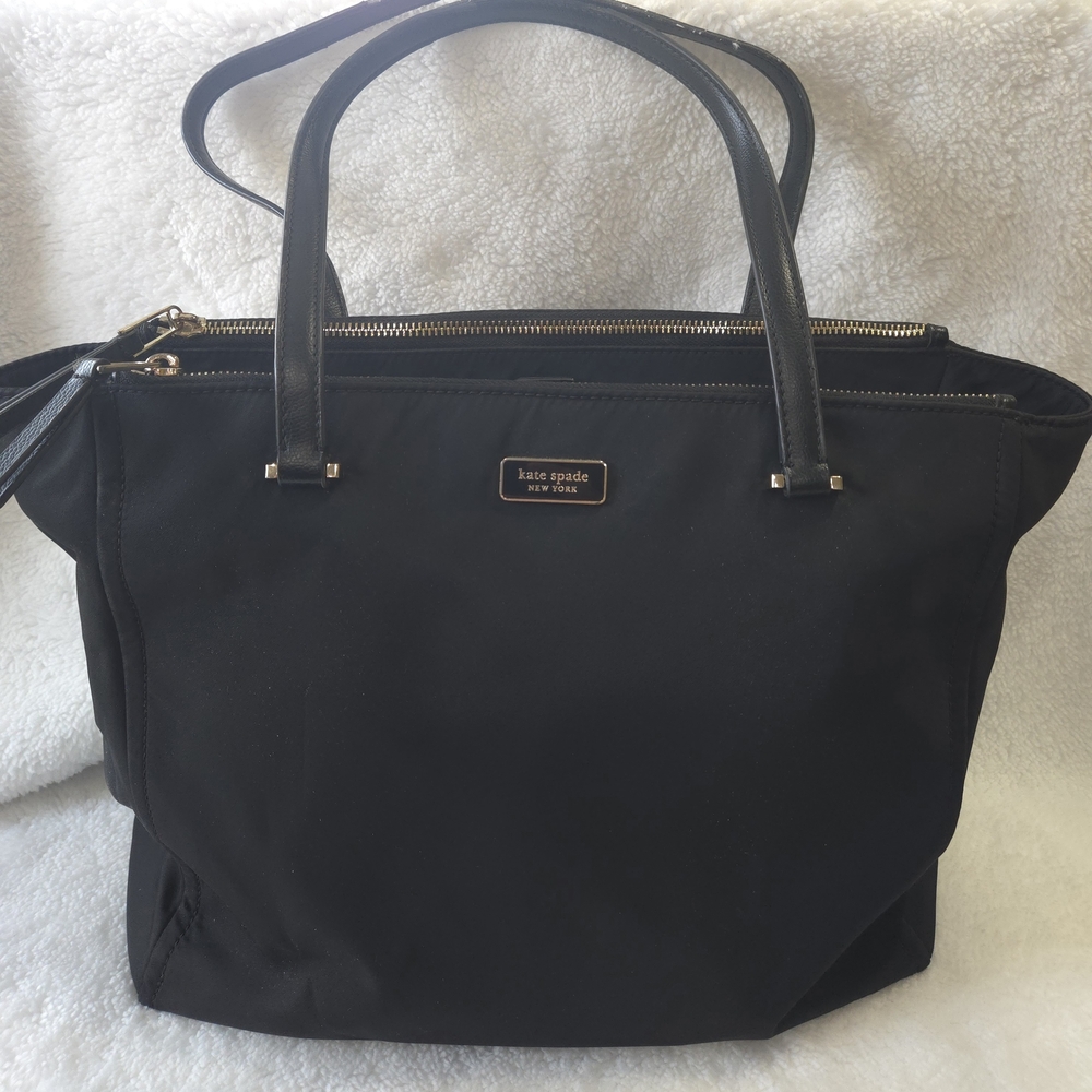 Kate Spade Black Dawn Breezy Medium Satchel